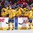 MONTREAL, CANADA - JANUARY 4: Sweden's Joel Eriksson Ek #20 and Jens Looke #24 celebrate at the bench after a frist period goal against Canada during semifinal round action at the 2017 IIHF World Junior Championship. (Photo by Andre Ringuette/HHOF-IIHF Images)

